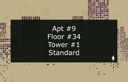 Apt #9 - Floor #34 - Tower #1