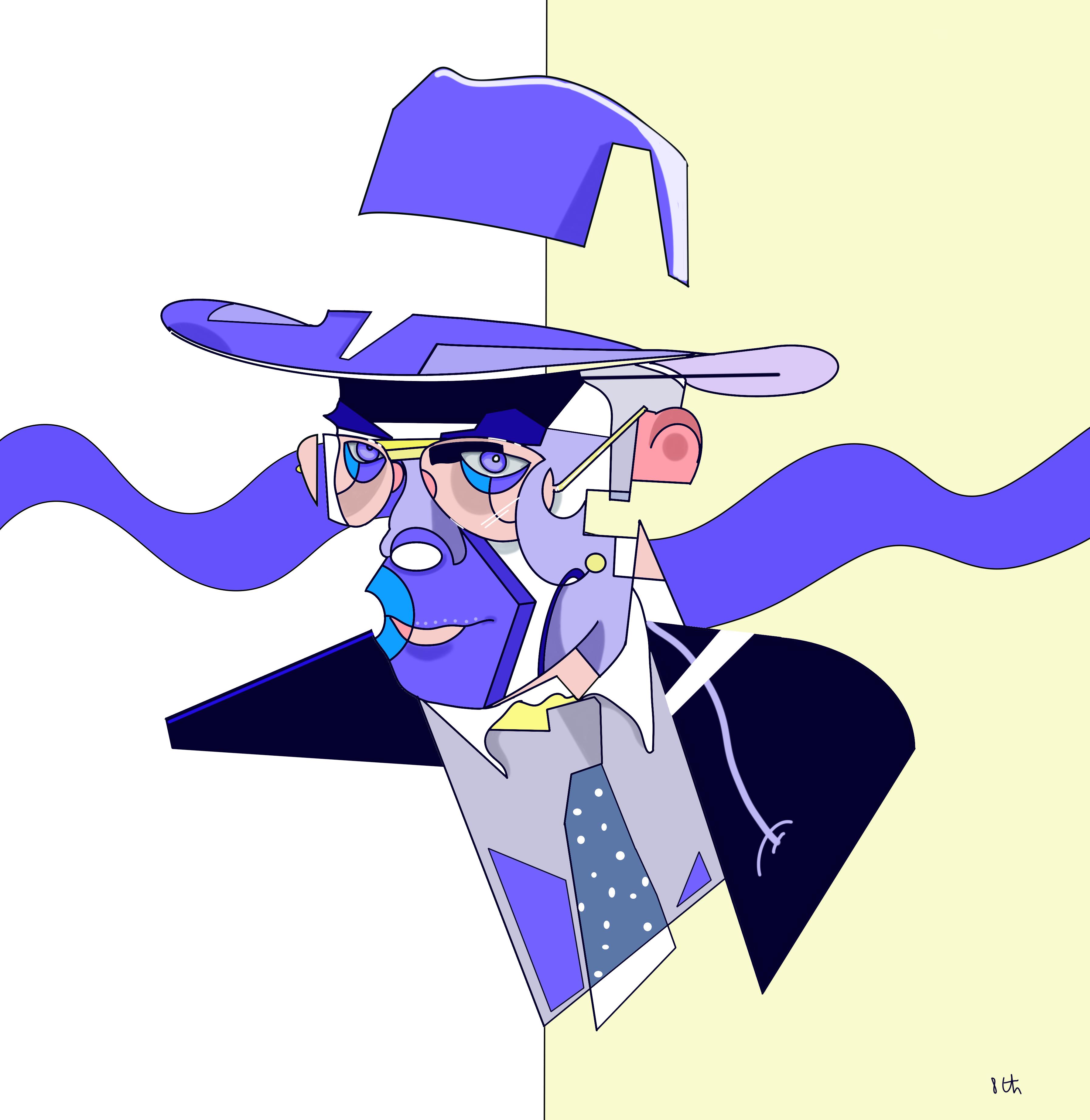 Portrait of Hunter S.Thompson