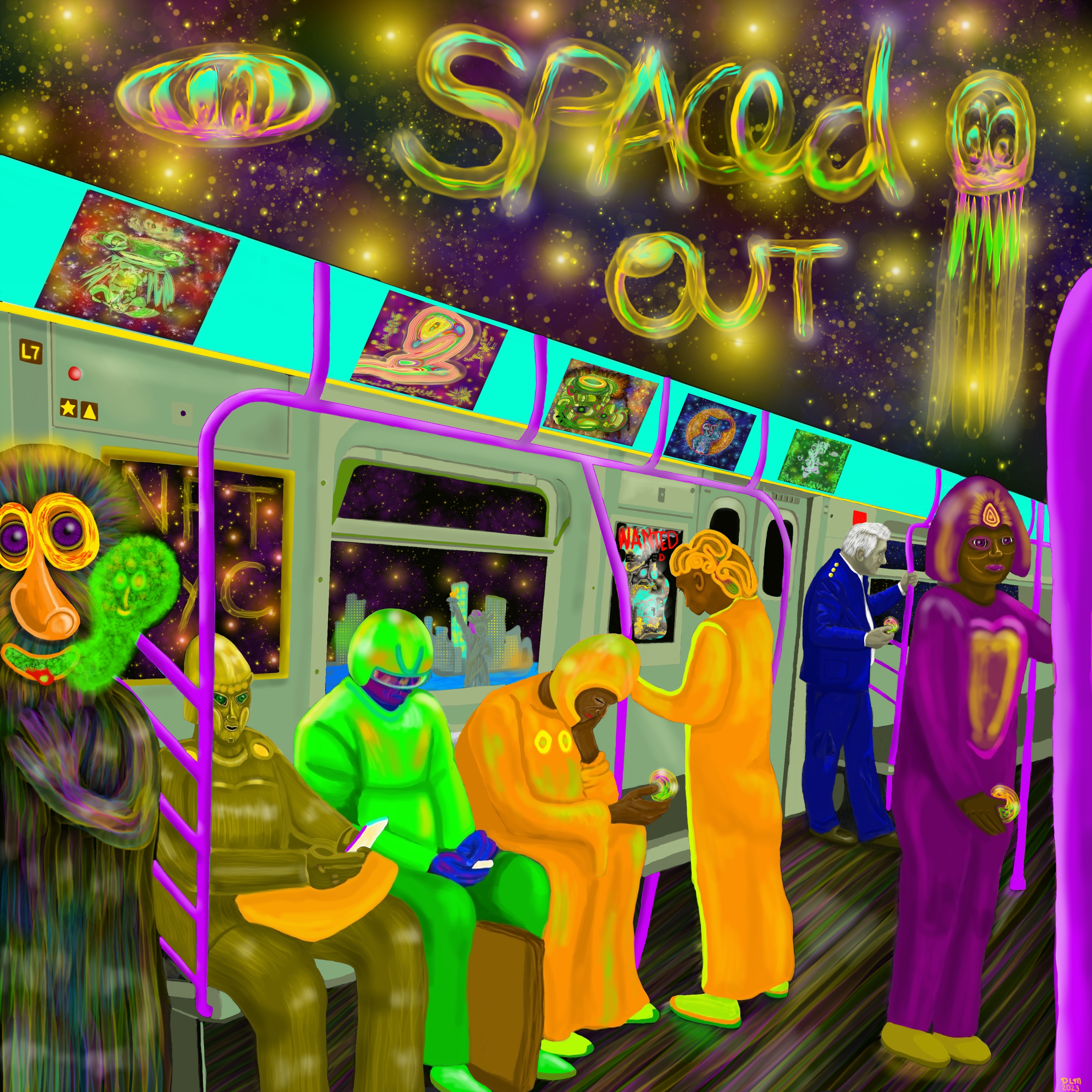 Spaced Out/New York NFT NYC 2023 edition-by moriARTy art