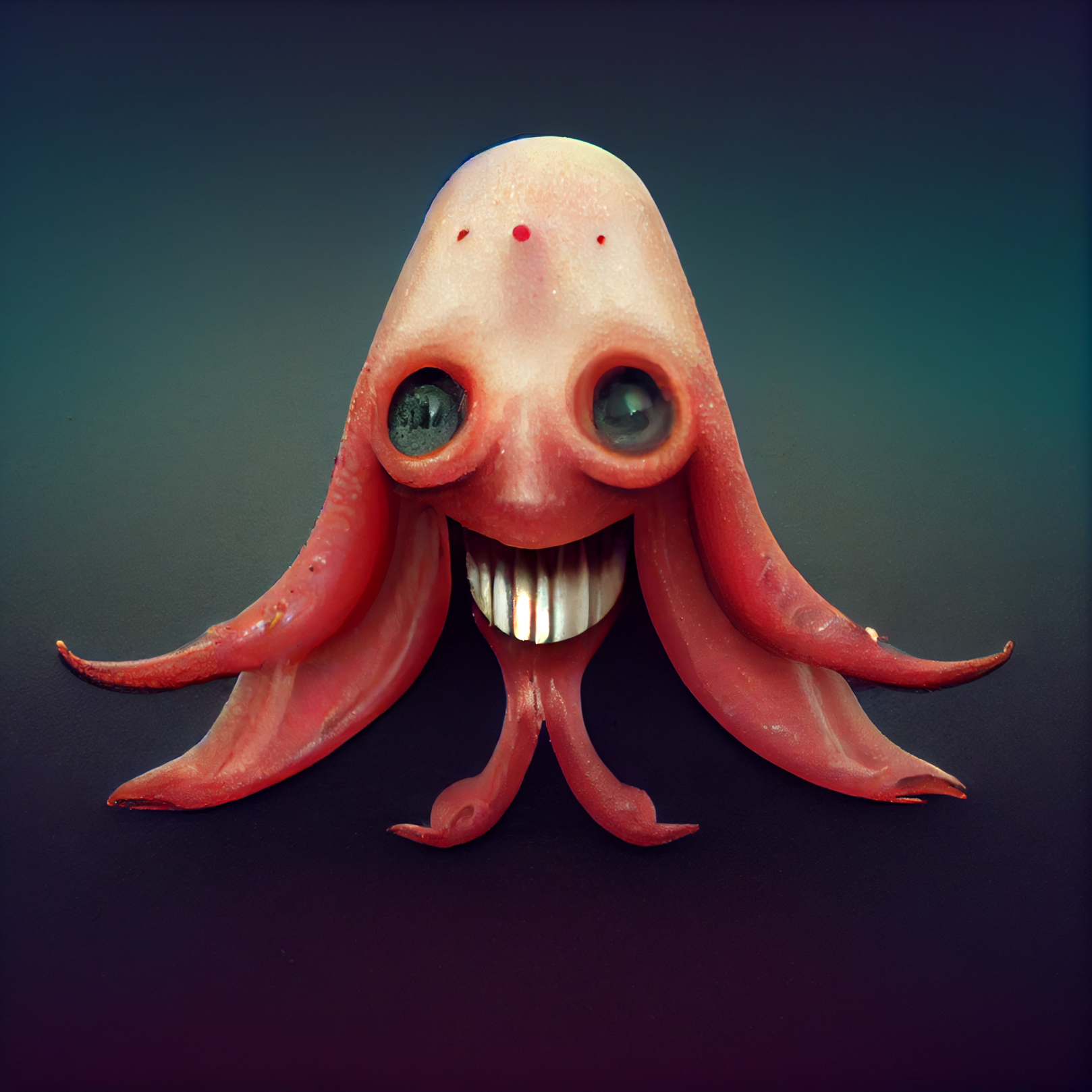 A Squid Laughing