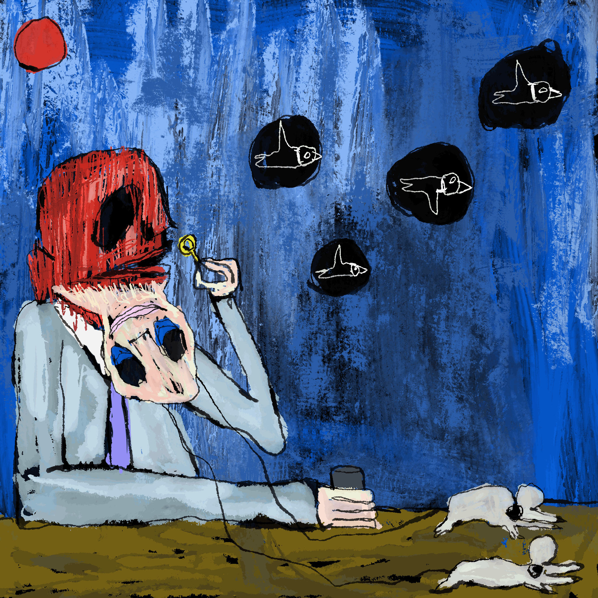 breathing through glycerin