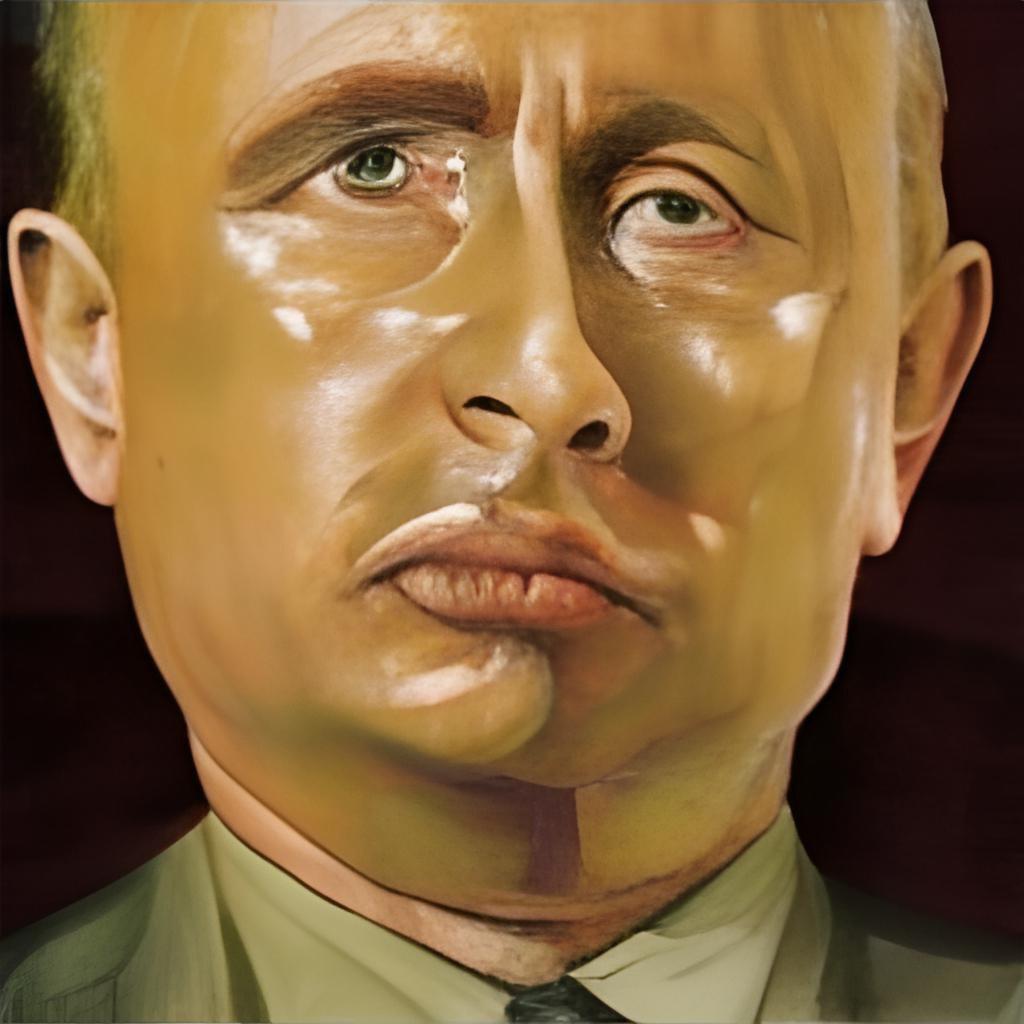 Putin #032 — AI-generated portrait from the BEFORE 24.02 archive